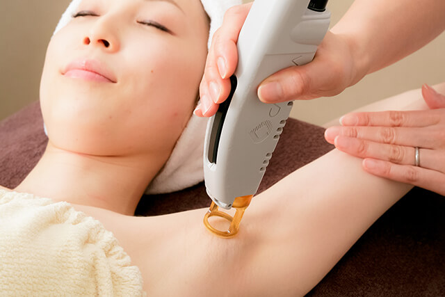 脱毛施術イメージ